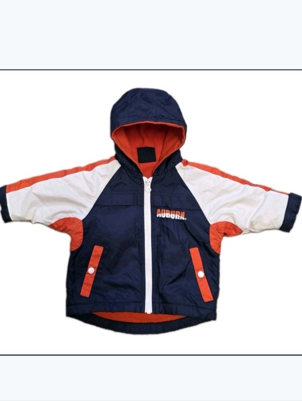 Auburn Tigers Infants Kids Jacket Coat Red Oak Size 6/9 Months Warm Winter Vtg